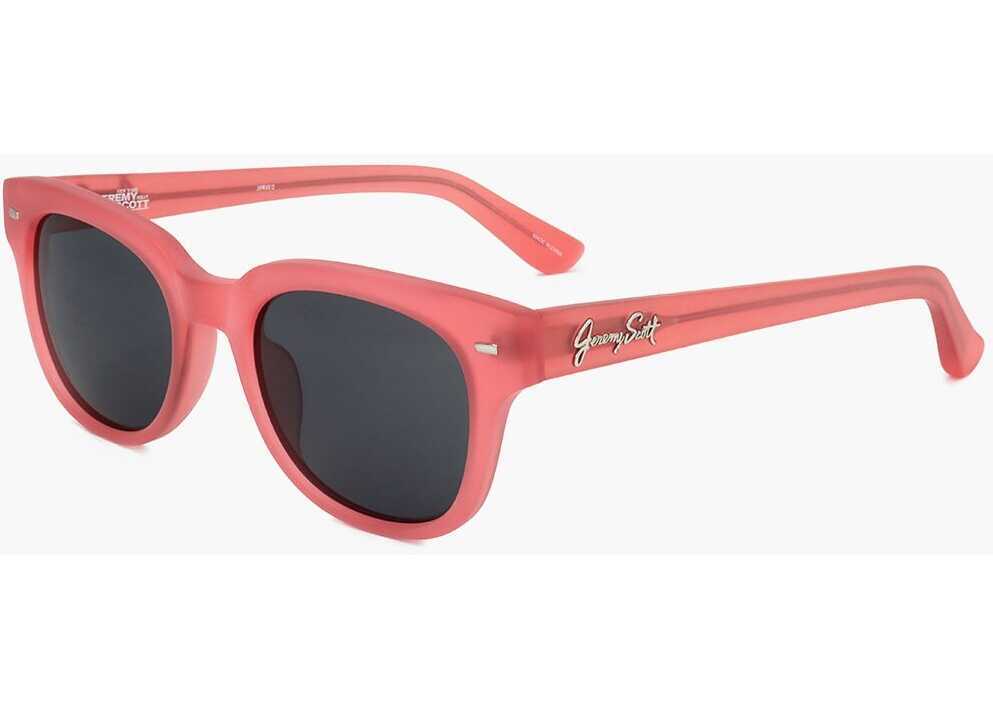 Ochelari de soare LINDA FARROW Jeremy Scott Wayfarer Sunglasses With Matte Frame Pink Femei (BM 18091954) 2