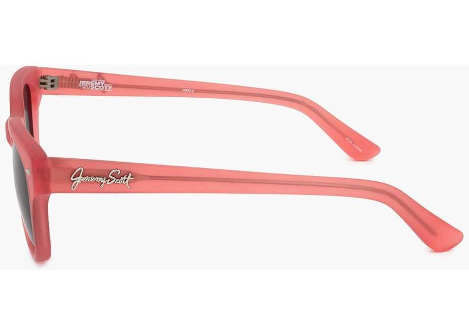 Ochelari de soare LINDA FARROW Jeremy Scott Wayfarer Sunglasses With Matte Frame Pink Femei (BM 18091954) 3