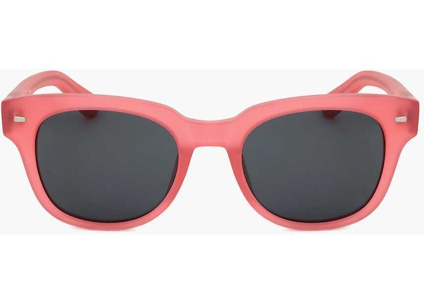 Ochelari de soare LINDA FARROW Jeremy Scott Wayfarer Sunglasses With Matte Frame Pink Femei (BM 18091954) 1