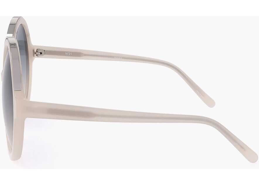 Ochelari de soare LINDA FARROW No 21 Round Sunglasses With Gradient Lenses Beige Femei (BM 18091960) 3