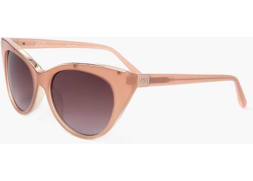 Ochelari de soare LINDA FARROW No 21 Cat-Eye Sunglasses With Slim Frame Pink Femei (BM 18091966) 2