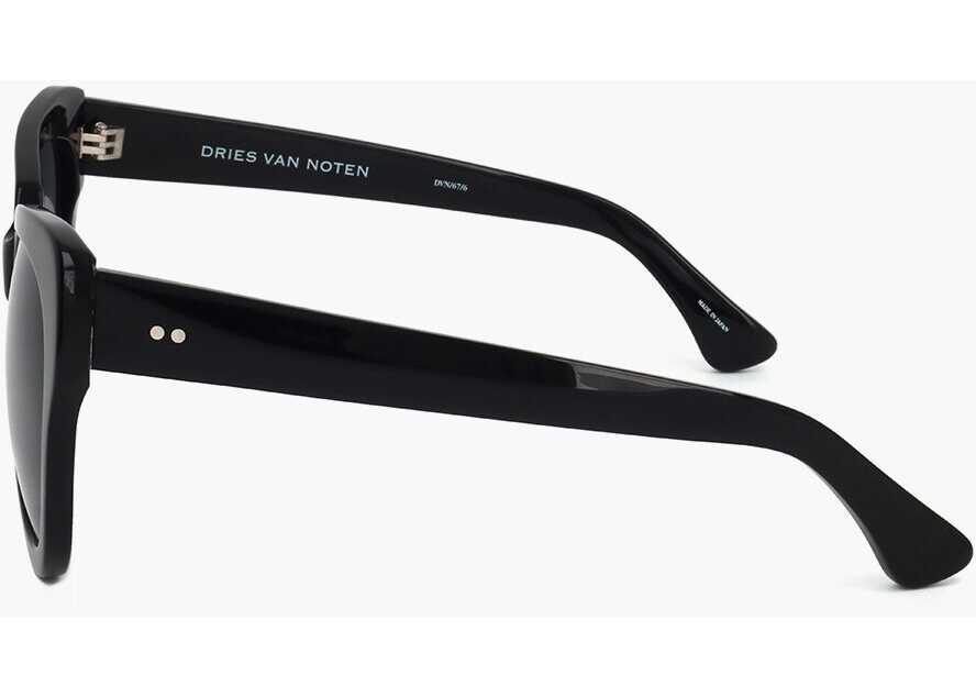 Ochelari de soare LINDA FARROW Dries Van Noten Cat-Eye Sunglasses With Monochrome Lenses Black Femei (BM 18091969) 3