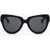 LINDA FARROW Dries Van Noten Cat-Eye Sunglasses With Monochrome Lenses Black