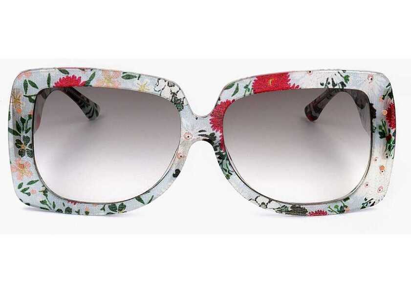 Ochelari de soare LINDA FARROW Erdem Rectangular Sunglasses With Floral Patterned Frame Multicolor Femei (BM 18091972) 1