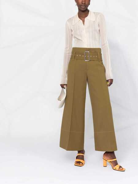 Pantaloni casual 10 CORSO COMO 10 Corso Como Trousers Beige Femei (BM 18092097) 2