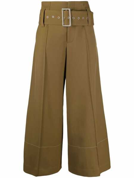 Pantaloni casual 10 CORSO COMO 10 Corso Como Trousers Beige Femei (BM 18092097) 1