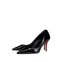 Pantofi cu toc Christian Louboutin Dama - Pantofi cu toc Christian Louboutin Christian Louboutin Miss Z Patent Leather Pumps Black Femei (BM 18092331) - B-mall.ro