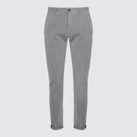 Pantaloni Incotex Grey Cotton Pants Barbati