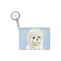 Portofele Ganni Poddle Bow Card Holder Femei