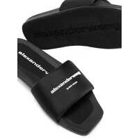 Pantofi cu toc Alexander Wang Dama - Pantofi cu toc Alexander Wang Alexander Wang Black Rubber Sliders Black Femei (BM 18093126) - B-mall.ro