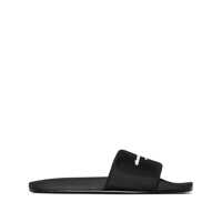 Pantofi cu toc Alexander Wang Black Rubber Sliders Femei