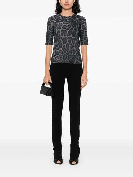 Topuri Stella McCartney Stella McCartney Leopard Print Top ASH GREY Femei (BM 18094323) 2