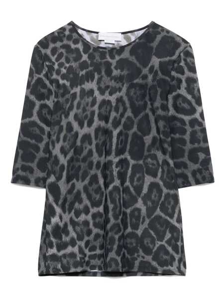 Topuri Stella McCartney Stella McCartney Leopard Print Top ASH GREY Femei (BM 18094323) 1