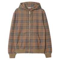 Bluze de trening Burberry Check Cotton Hoodie Barbati