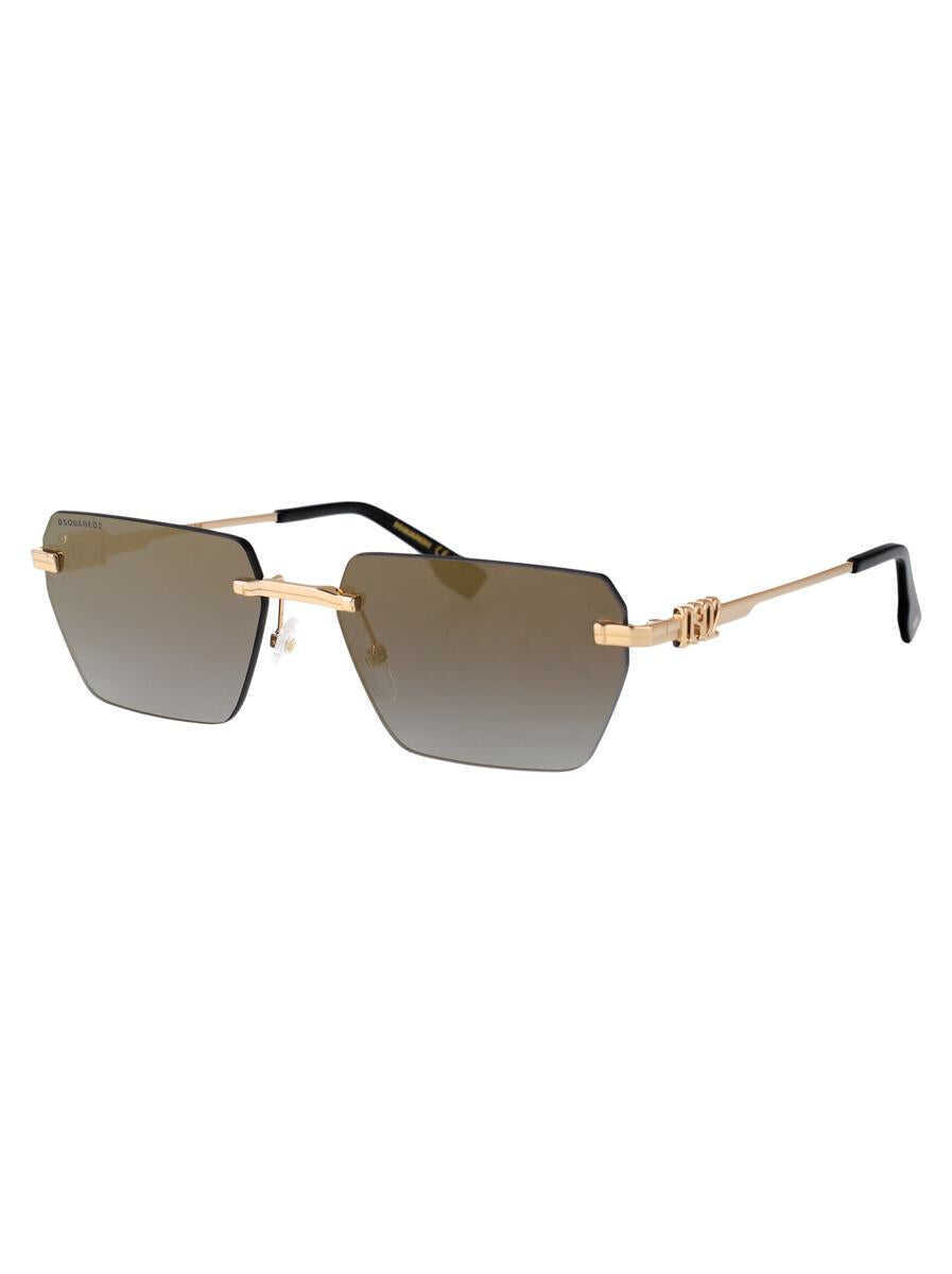 Ochelari de soare DSQUARED2 DSQUARED2 Sunglasses GOLD BLACK Barbati (BM 18095940) 2