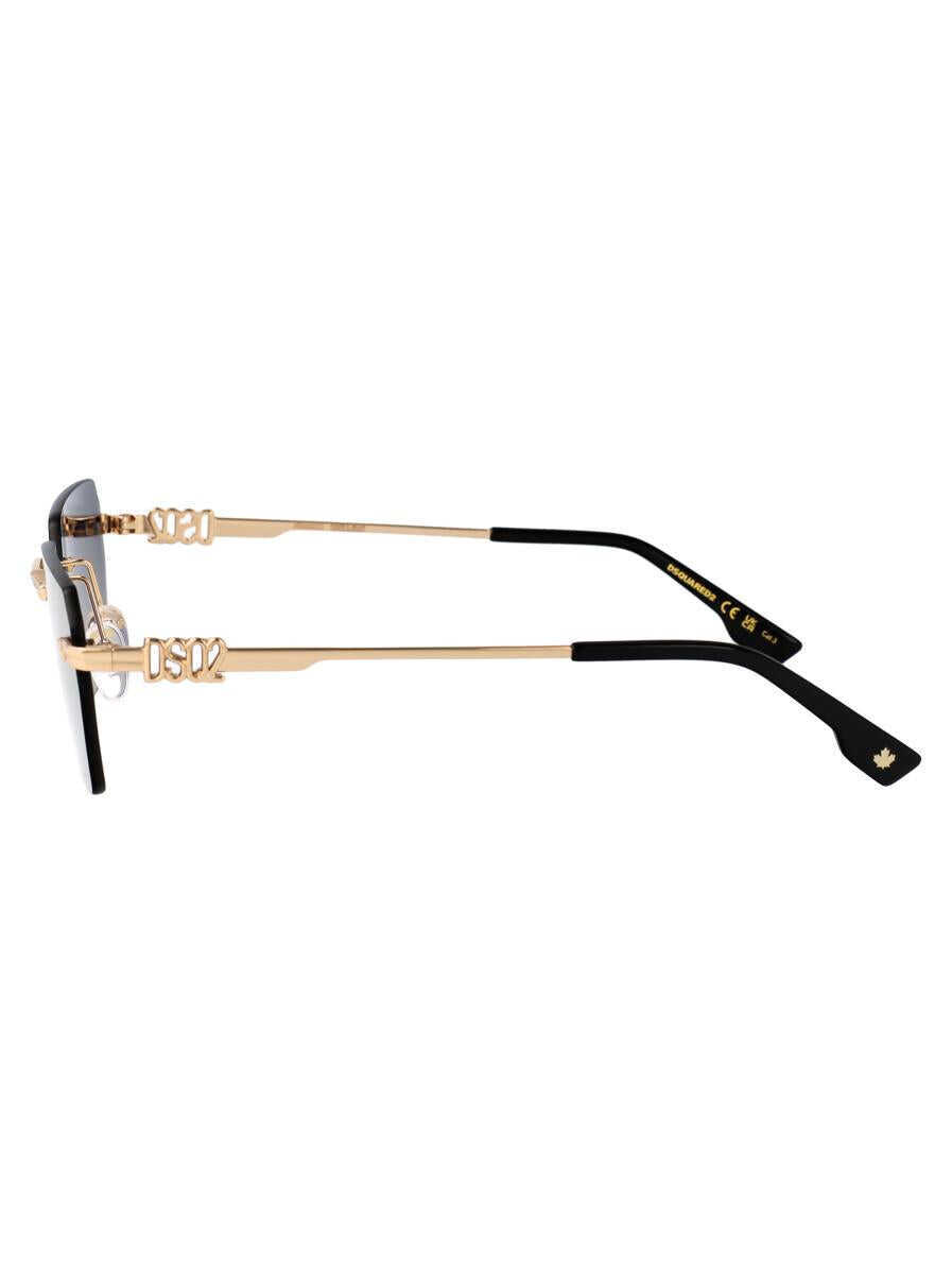 Ochelari de soare DSQUARED2 DSQUARED2 Sunglasses GOLD BLACK Barbati (BM 18095940) 3