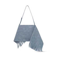 Genti de umar JW Anderson Blue Suede Shoulder Bag Femei