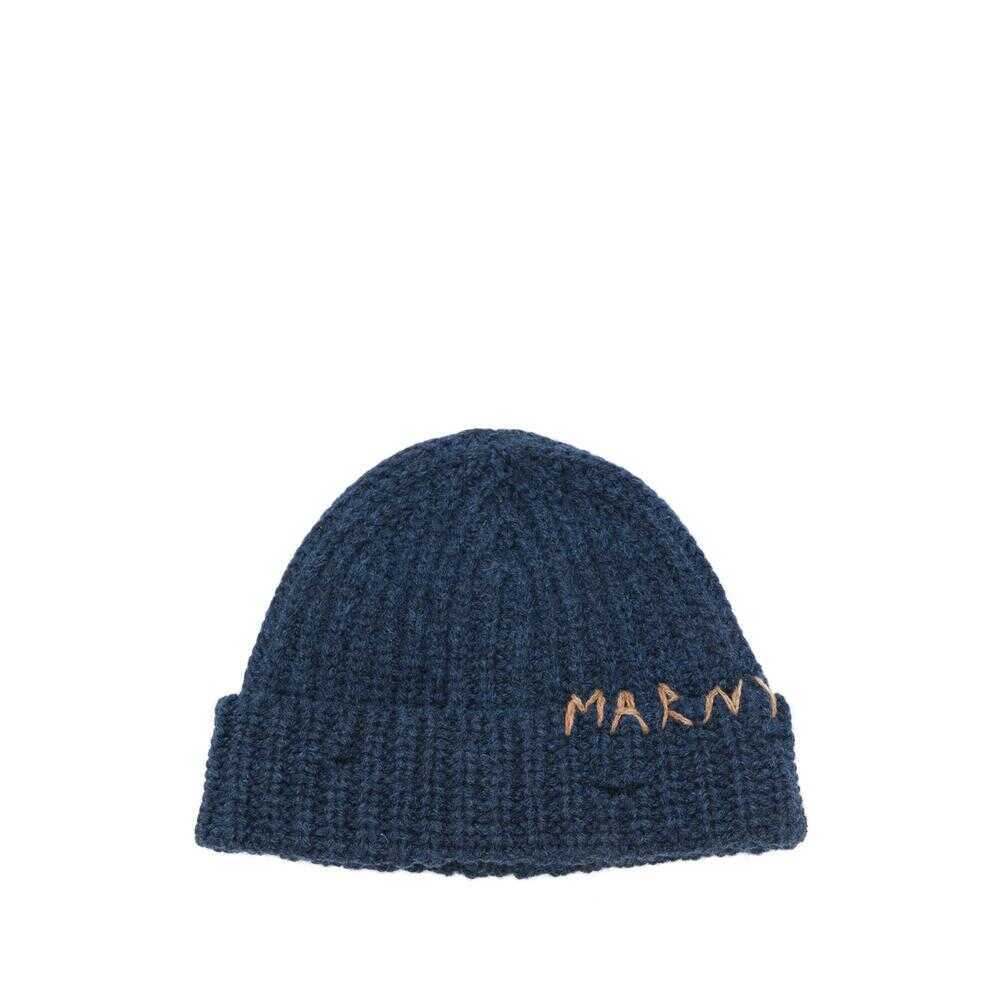Sepci Marni Marni Hats BLUE Barbati (BM 18097887) 1