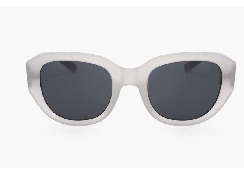 Ochelari de soare LINDA FARROW Phillip Lim Wayfarer Sunglasses With See Through Frame White Femei (BM 18098179) 1