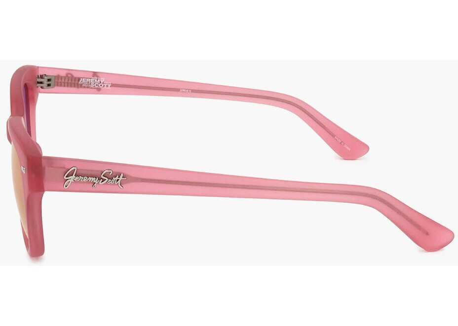 Ochelari de soare LINDA FARROW Jeremy Scott Wayfarer Sunglasses With Matte Frame Pink Femei (BM 18098194) 3