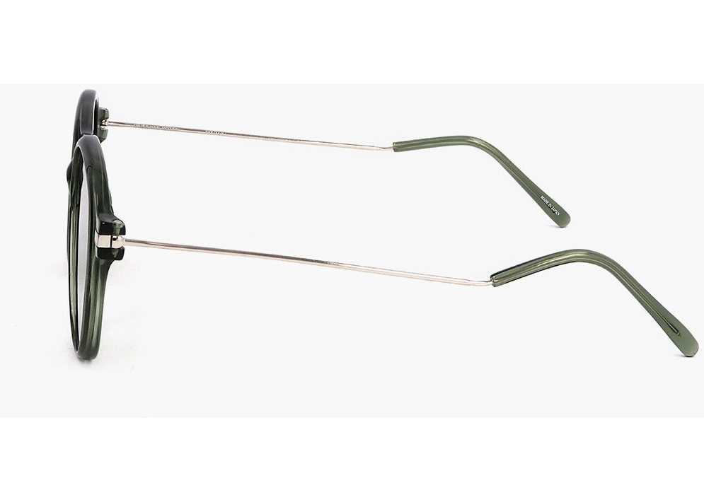 Ochelari de soare LINDA FARROW Dries Van Noten Aviator Sunglasses With Ton-Sur-Ton Lenses Green Femei (BM 18098197) 3