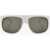LINDA FARROW Raf Simons Shield Sunglasses With Plastic Frame White