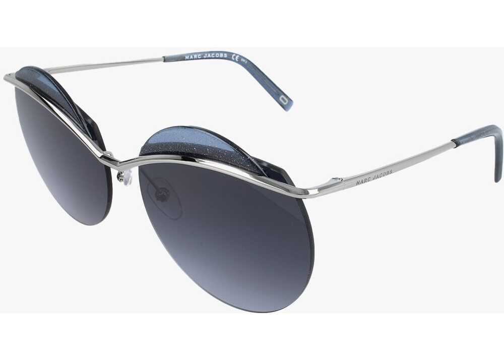 Ochelari de soare Marc Jacobs Round Sunglasses With Glitter Detail Blue Femei (BM 18098236) 2