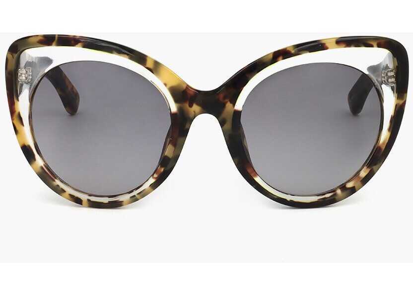 Ochelari de soare LINDA FARROW Erdem Butterfly Sunglasses With Tortoiseshell Patterned Fram Brown Femei (BM 18098245) 1