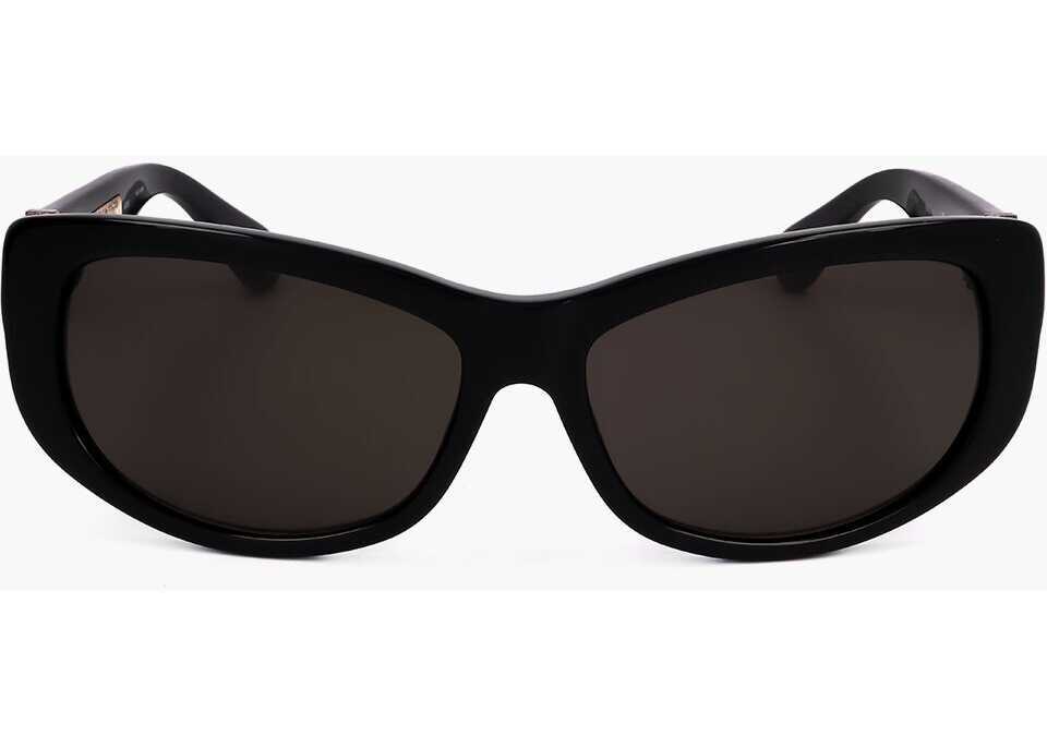 Ochelari de soare LINDA FARROW Ann Demeulemeester Rectangular Designed Sunglasses Black Femei (BM 18098248) 1