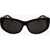 LINDA FARROW Ann Demeulemeester Rectangular Designed Sunglasses Black