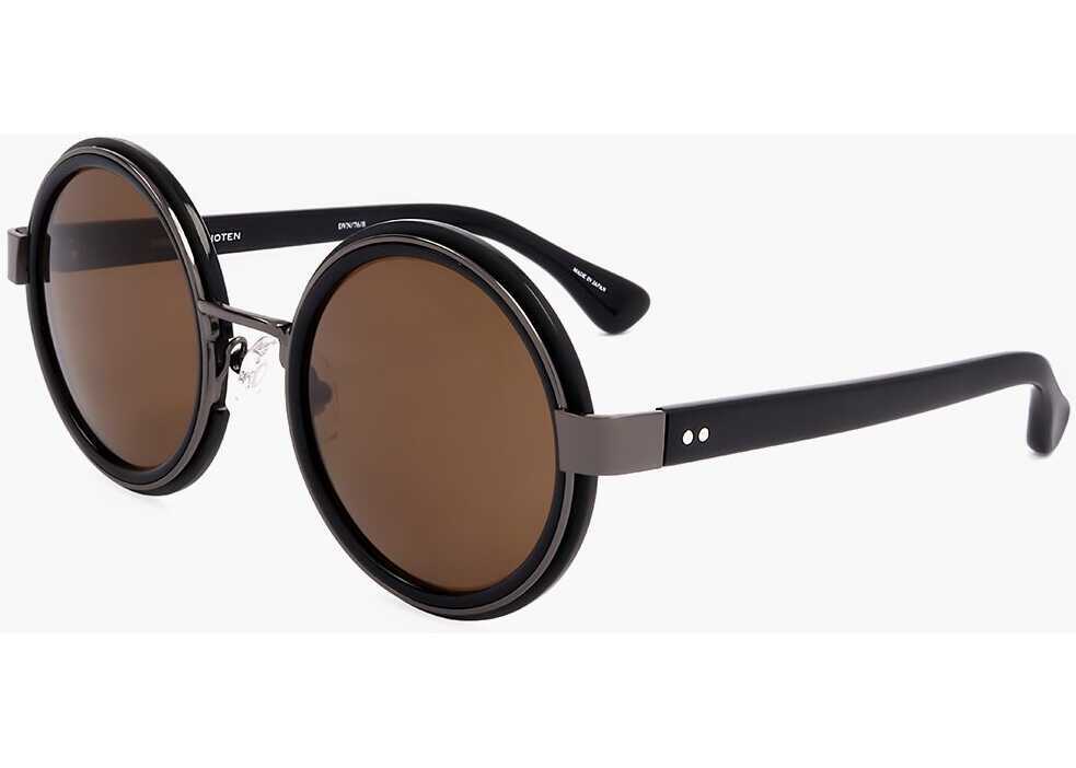 Ochelari de soare LINDA FARROW Dries Van Noten Metal Detailed Round Sunglasses Black Femei (BM 18098251) 2