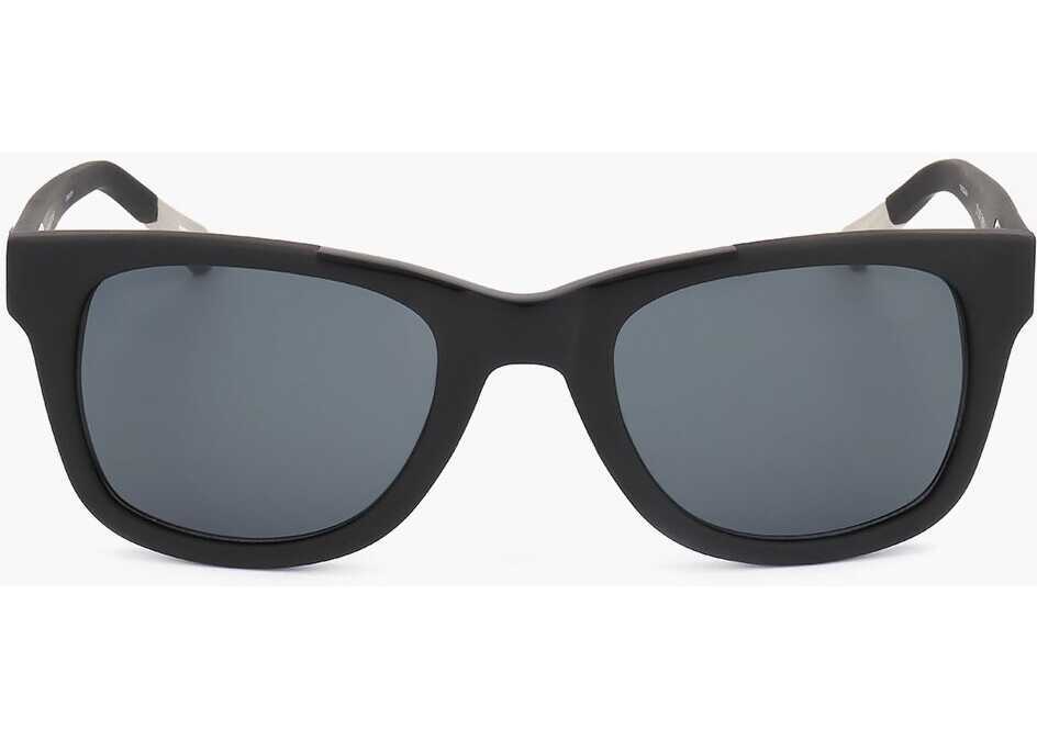 Ochelari de soare LINDA FARROW Kris Van Assche Wayfarer Sunglasses With Matte Frame Black Barbati (BM 18098254) 1