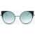 LINDA FARROW Matthew Williamson Cat-Eye Sunglasses Wiith Gradient Lenses Light Blue