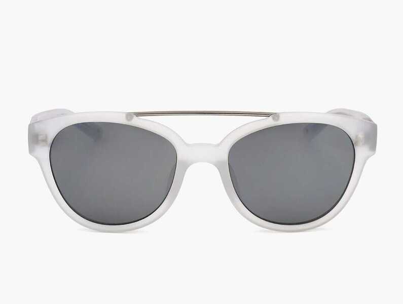 Ochelari de soare LINDA FARROW Phillip Lim Aviator Sunglasses With See Through Frame White Femei (BM 18098287) 1