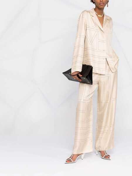 Pantaloni casual TOTME Trousers Beige Femei (BM 18098295) 2