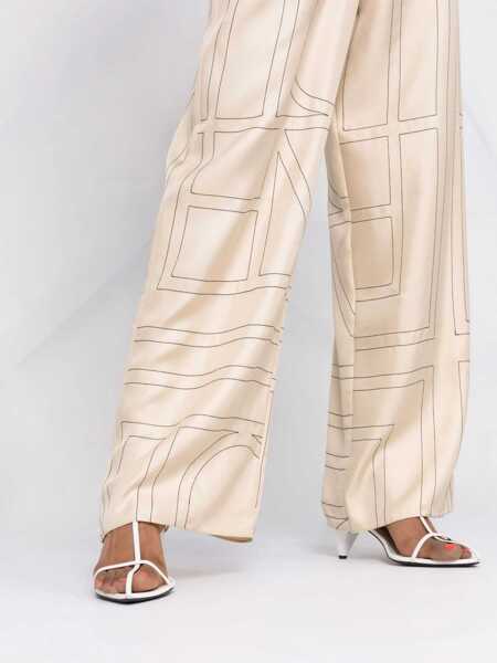 Pantaloni casual TOTME Trousers Beige Femei (BM 18098295) 3
