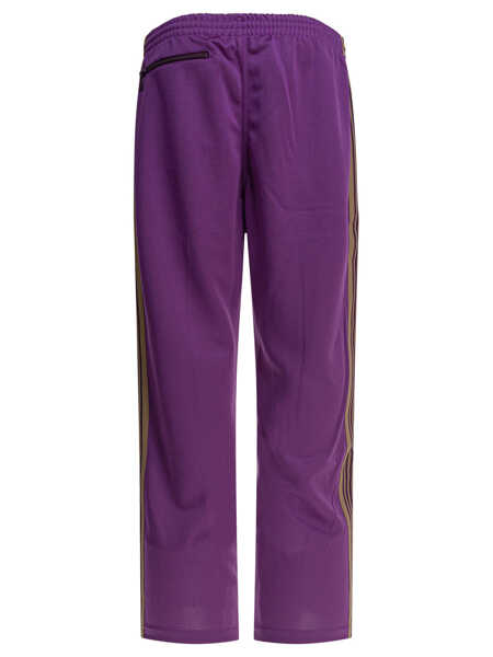Pantaloni casual NEEDLES Poly Smooth trousers x Kae Tanaka Purple Barbati (BM 18098445) 2