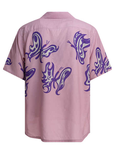 Camasi casual NEEDLES One-Up shirt Pink Barbati (BM 18098448) 2