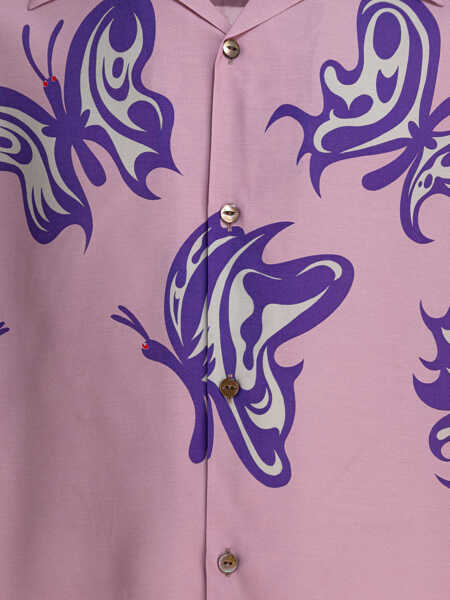 Camasi casual NEEDLES One-Up shirt Pink Barbati (BM 18098448) 3