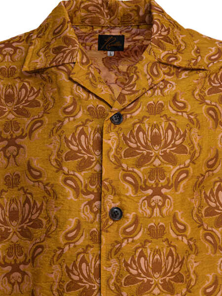Camasi casual NEEDLES Shirt Cabana Yellow Barbati (BM 18098463) 3