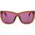 LINDA FARROW Phillip Lim Rectangular Sunglasses With See Through Frame Brown