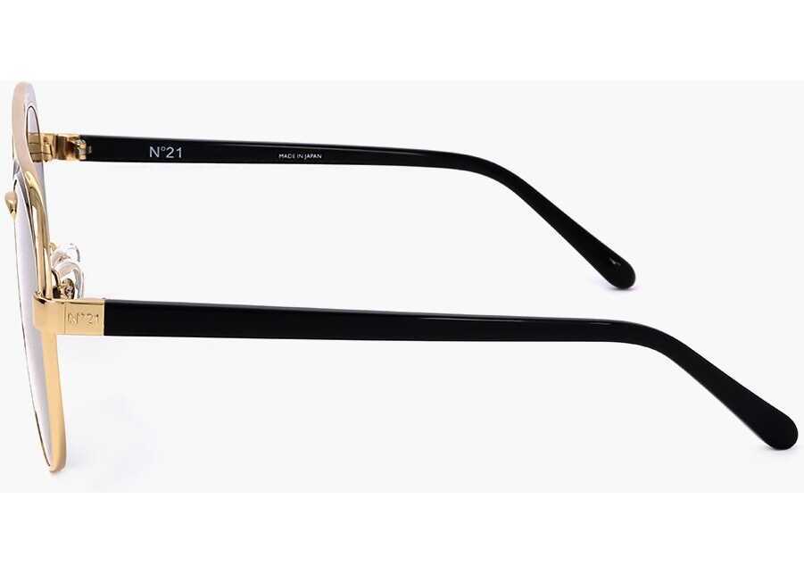 Ochelari de soare LINDA FARROW No 21 Aviator Sunglasses With Metal Frame Multicolor Femei (BM 18098572) 3