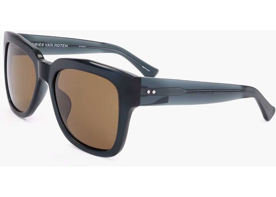 Ochelari de soare LINDA FARROW Dries Van Noten Wayfarer Sunglasses With See Through Frame Blue Femei (BM 18098596) 2