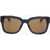 LINDA FARROW Dries Van Noten Wayfarer Sunglasses With See Through Frame Blue