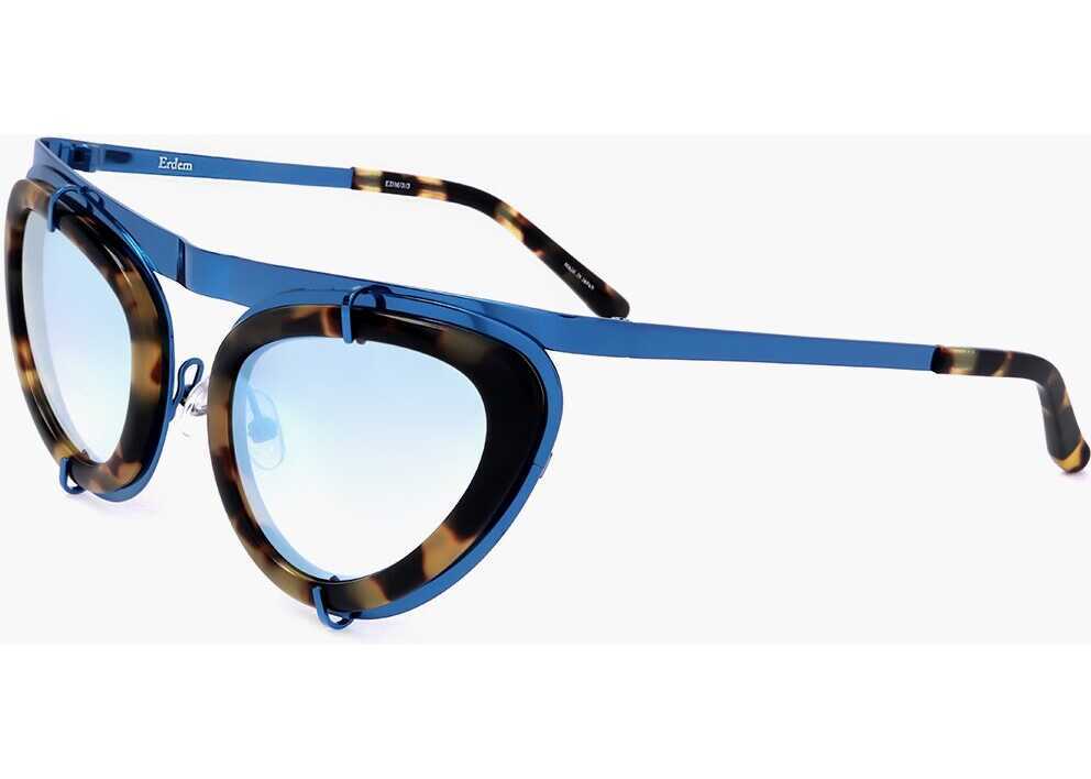 Ochelari de soare LINDA FARROW Erdem Cat-Eye Sunglasses With Tortoiseshell Patterned Frame Brown Femei (BM 18098605) 2