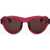 LINDA FARROW Dries Van Noten Sunglasses With See Through Frame Red