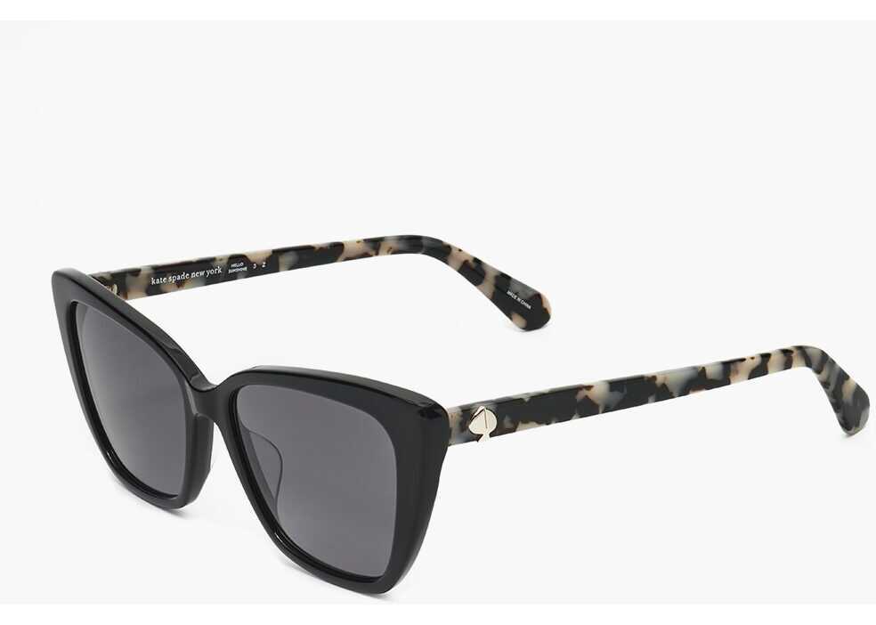 Ochelari de soare Kate Spade New York Cat-Eye Sunglasses With Tortoiseshell Motif Black Femei (BM 18098614) 2