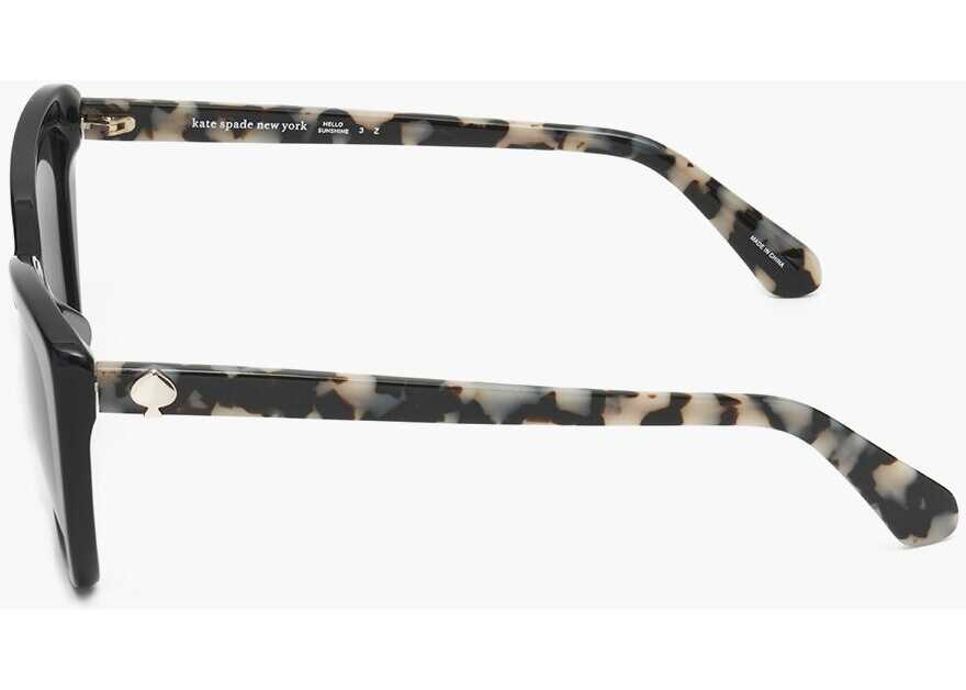 Ochelari de soare Kate Spade New York Cat-Eye Sunglasses With Tortoiseshell Motif Black Femei (BM 18098614) 3