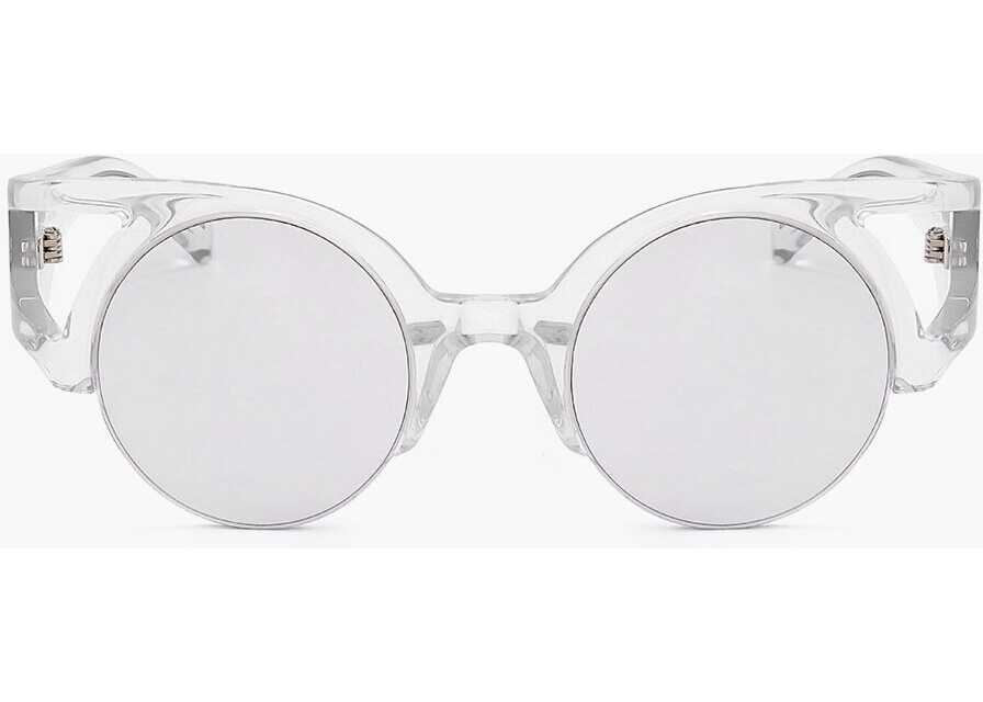 Ochelari de soare LINDA FARROW Erdem Cat-Eye Sunglasses With Transparent Frame White Femei (BM 18098620) 1