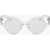 LINDA FARROW Erdem Cat-Eye Sunglasses With Transparent Frame White